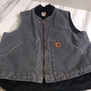 WWOT Men’s large grey large carharrt work vest